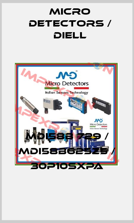 MDI58B 729 / MDI58B625Z5 / 30P10SXPA
 Micro Detectors / Diell