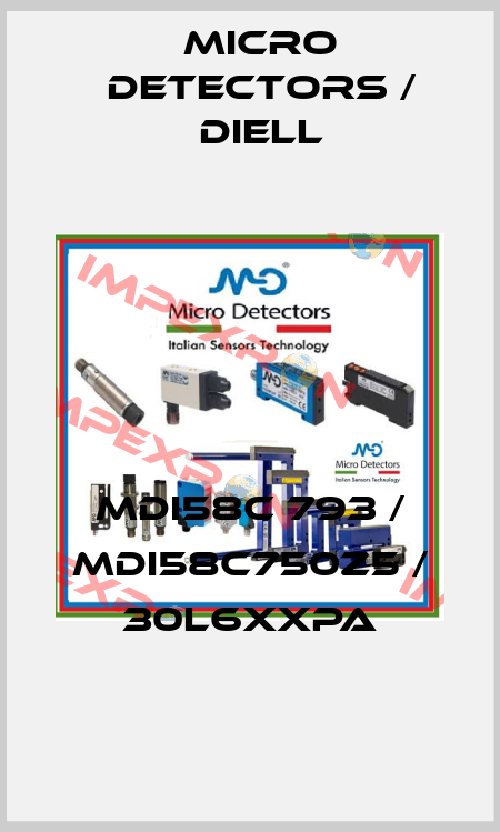 MDI58C 793 / MDI58C750Z5 / 30L6XXPA
 Micro Detectors / Diell