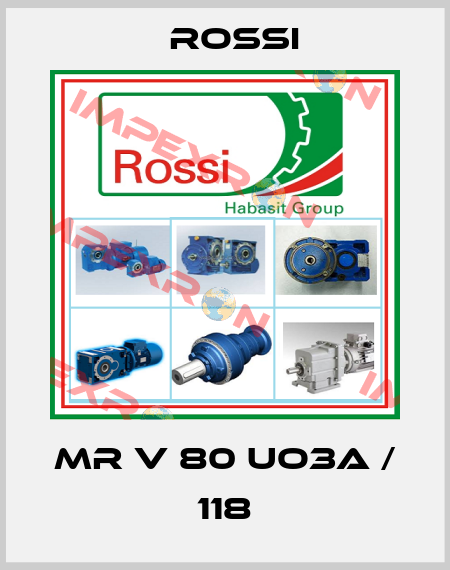 MR V 80 UO3A / 118 Rossi