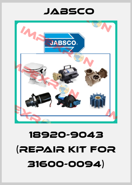 18920-9043 (repair kit for 31600-0094) Jabsco