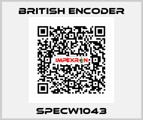 SPECW1043 British Encoder