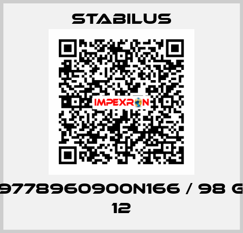 9778960900N166 / 98 G 12 Stabilus