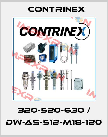 320-520-630 / DW-AS-512-M18-120 Contrinex