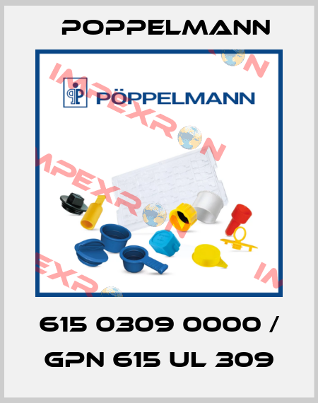 615 0309 0000 / GPN 615 UL 309 Poppelmann