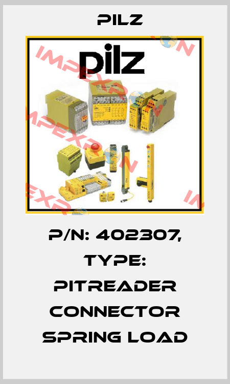 p/n: 402307, Type: PITreader connector spring load Pilz