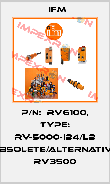 P/N:  RV6100, Type: RV-5000-I24/L2 obsolete/alternative RV3500 Ifm