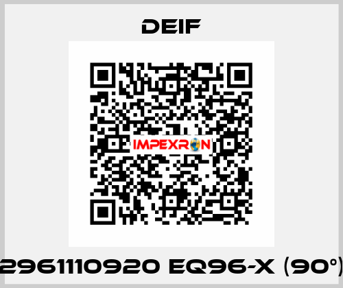 2961110920 EQ96-x (90°) Deif