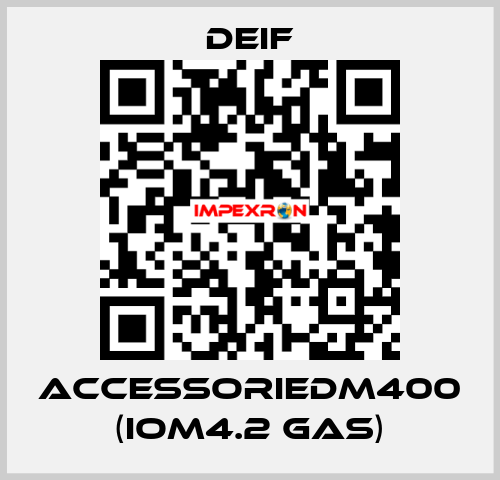 AccessorieDM400 (IOM4.2 GAS) Deif