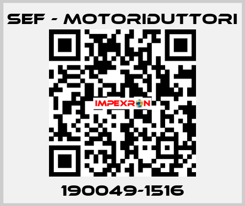 190049-1516 SEF - MOTORIDUTTORI