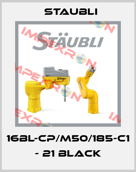 16BL-CP/M50/185-C1 - 21 Black Staubli