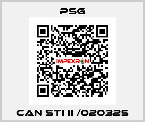  CAN STI II /020325 PSG