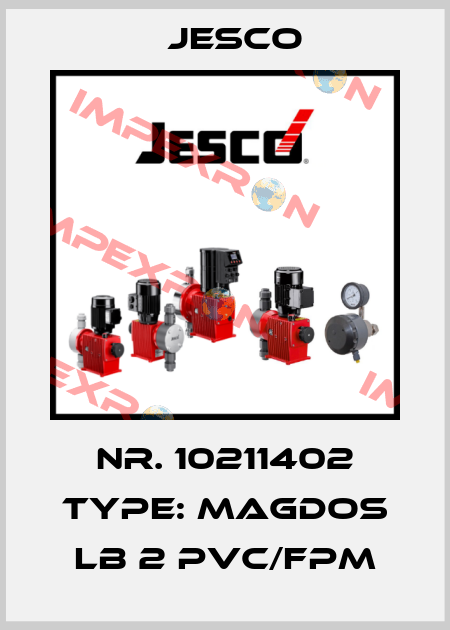 Nr. 10211402 Type: MAGDOS LB 2 PVC/FPM Jesco