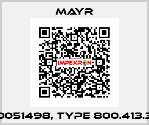 0051498, Type 800.413.3 Mayr