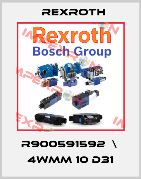 R900591592  \  4WMM 10 D31 Rexroth