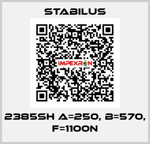 2385SH A=250, B=570, F=1100N Stabilus