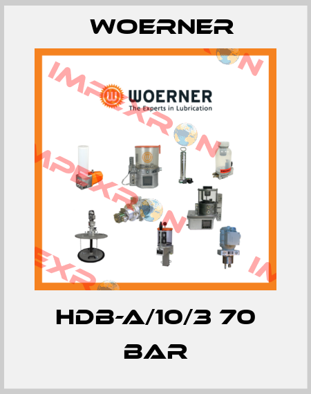 HDB-A/10/3 70 BAR Woerner