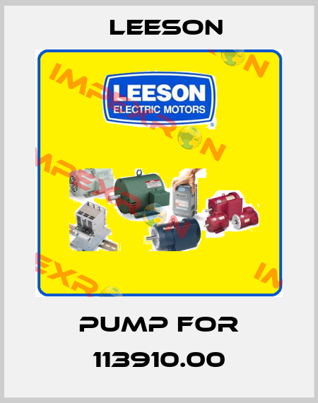 pump for 113910.00 Leeson