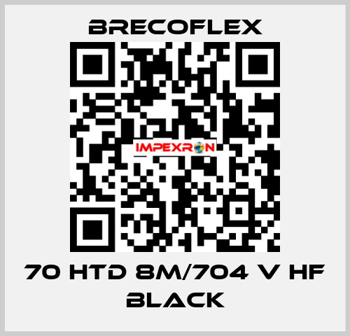70 HTD 8M/704 V HF Black Brecoflex
