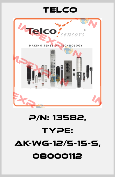 p/n: 13582, Type: AK-WG-12/5-15-S, 08000112 Telco