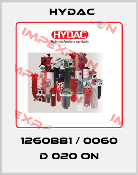 1260881 / 0060 D 020 ON Hydac