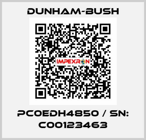 PC0EDH4850 / SN: C00123463 Dunham-Bush