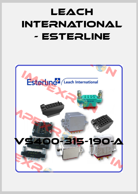 VS400-315-190-A Leach International - Esterline