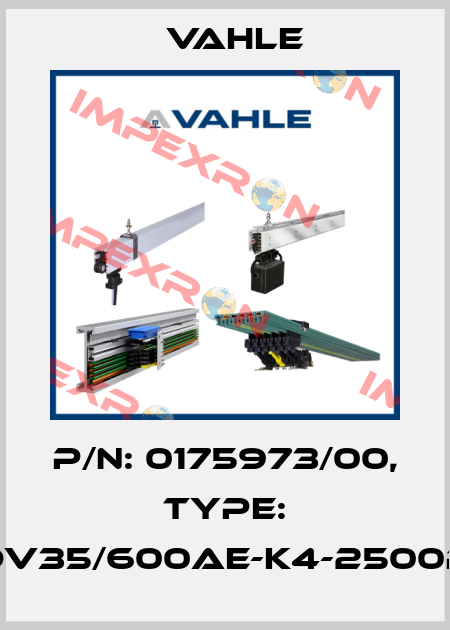 P/n: 0175973/00, Type: DT-UDV35/600AE-K4-2500PE-SC Vahle