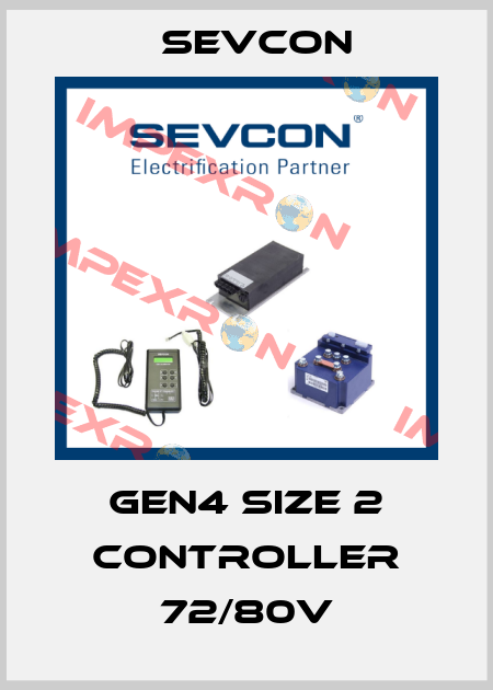 GEN4 Size 2 Controller 72/80V Sevcon