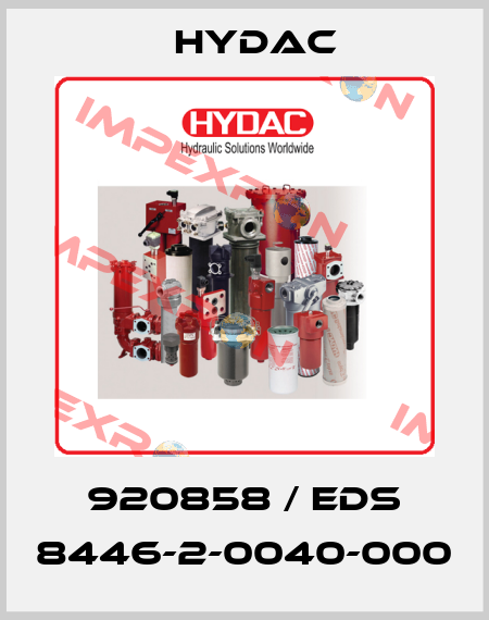 920858 / EDS 8446-2-0040-000 Hydac