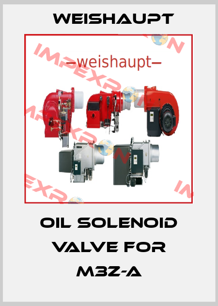 Oil solenoid valve for M3Z-A Weishaupt