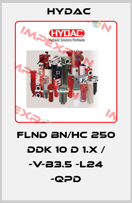 FLND BN/HC 250 DDK 10 D 1.X / -V-B3.5 -L24 -QPD Hydac