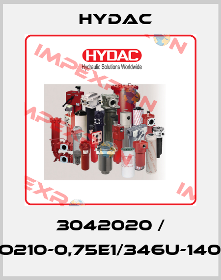 3042020 / SBO210-0,75E1/346U-140AB Hydac