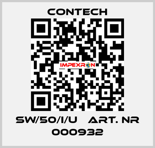 SW/50/I/U   Art. nr 000932 Contech