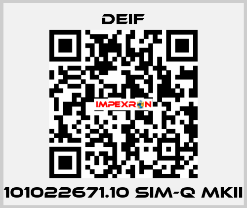 101022671.10 SIM-Q MKII Deif