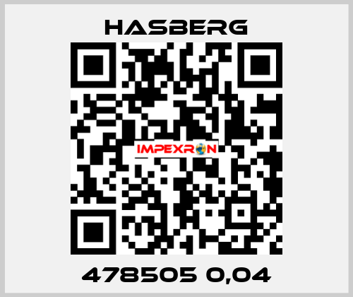 478505 0,04 Hasberg