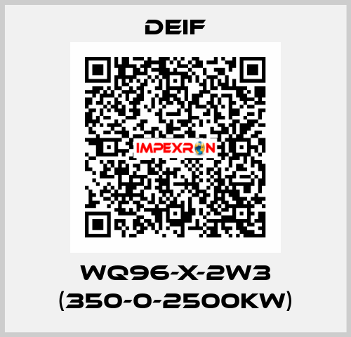 WQ96-X-2W3 (350-0-2500KW) Deif