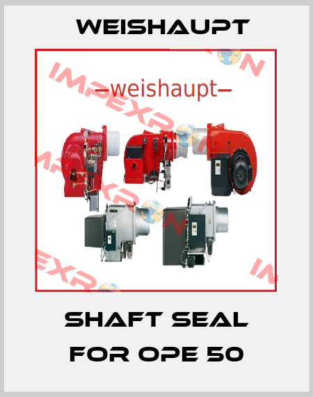 shaft seal for OPE 50 Weishaupt