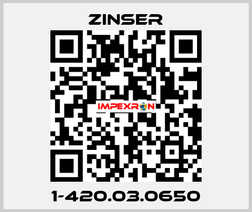 1-420.03.0650 Zinser