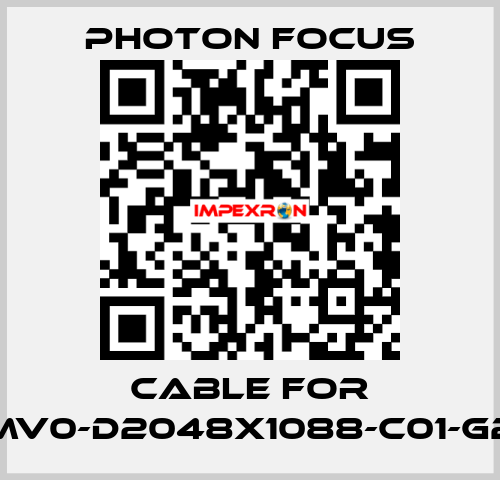 cable for MV0-D2048X1088-C01-G2 PHOTON FOCUS