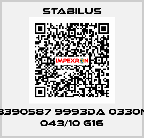 3390587 9993DA 0330N 043/10 G16 Stabilus