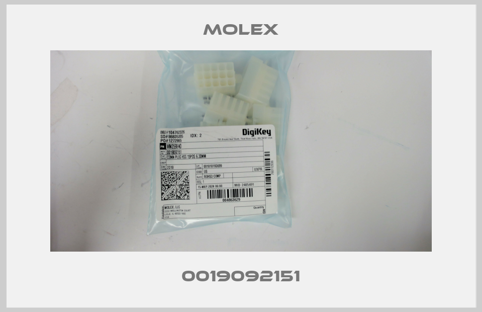 0019092151 Molex