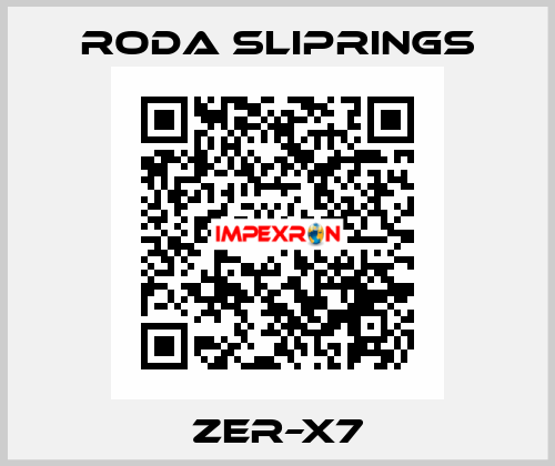 ZER–X7 Roda Sliprings