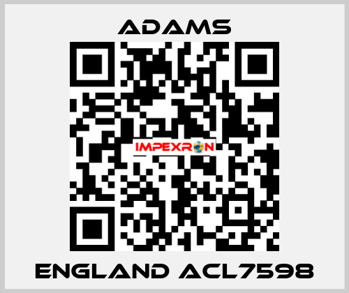 ENGLAND ACL7598 ADAMS