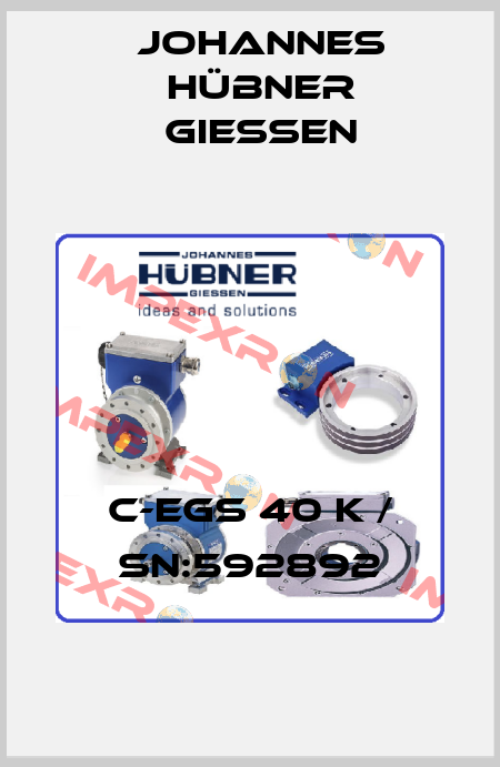 C-EGS 40 K / SN:592892 Johannes Hübner Giessen