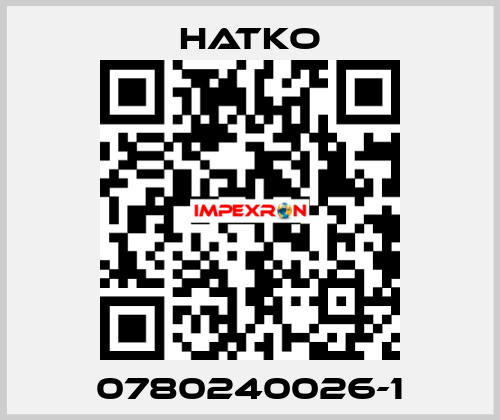 0780240026-1 Hatko