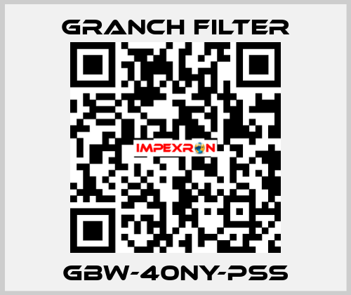 GBW-40NY-PSS GRANCH FILTER