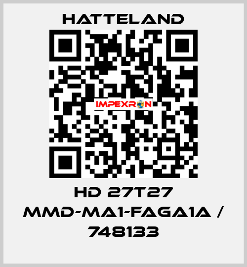 HD 27T27 MMD-MA1-FAGA1A / 748133 HATTELAND