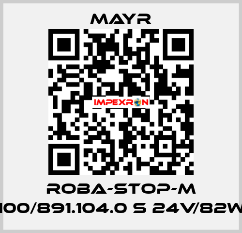 ROBA-STOP-M 100/891.104.0 S 24V/82W Mayr