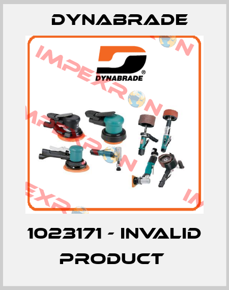 1023171 - invalid product  Dynabrade