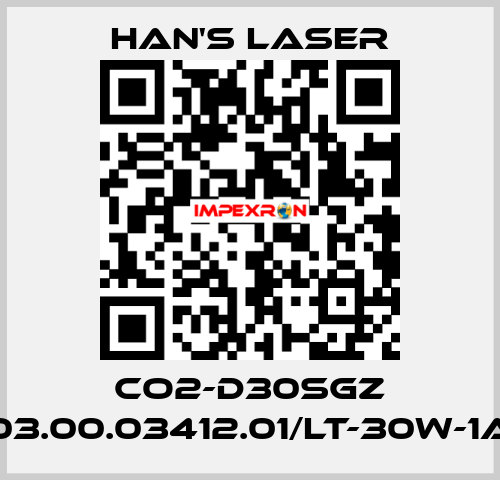 CO2-D30SGZ 03.00.03412.01/LT-30W-1A Han's Laser